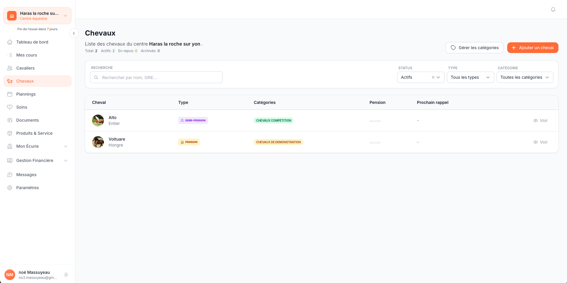 Registre Équin Centralisé