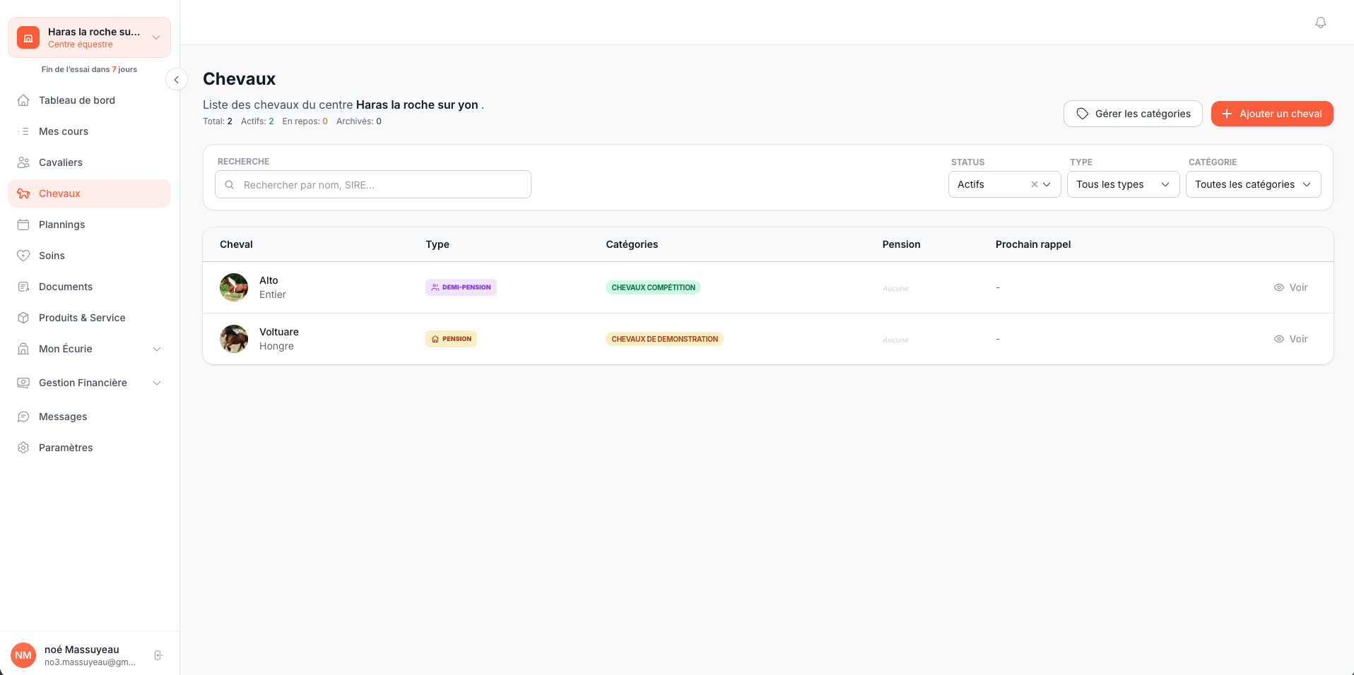 Registre Équin Centralisé